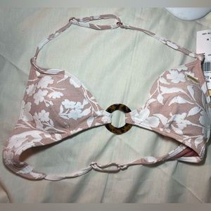 Roxy triangle pink bikini